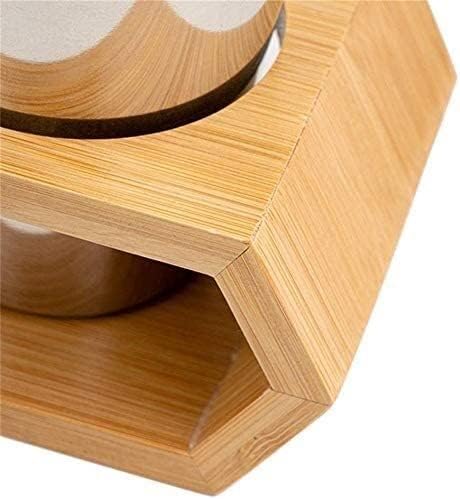 Kit Bartender Coctelera Set Bar, Acero Inoxidable, 10 Piezas con Stand Bambú miniatura 5