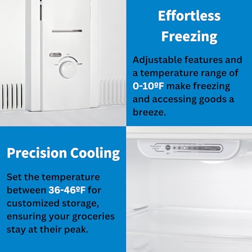 Summit 30” Top Mount Refrigerator-Freezer, White - CTR18W on Fridge.com