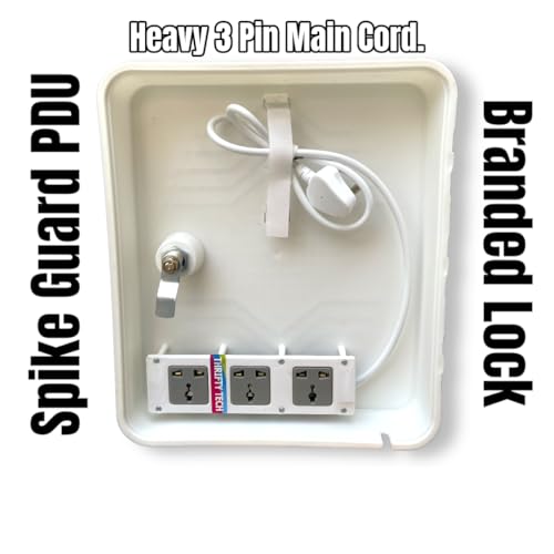 Image of (ABS Type Box Pack of 4) CCTV Camera fitting box | Mounting box | Junction box | Pvc box | Waterproof cc camera box. (POE BOX V2, 4)