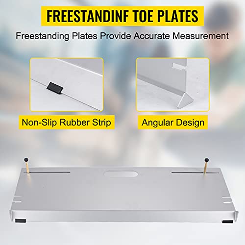 Vevor Wheel Alignment Tool, Toe Plates Without Probes, Aluminum Alloy Toe Alignment Plates, Double 16Ft Tape Measures Alignment Tools Automotive, Wheel Alignment Tool Gauge Camber Caster #TOP3