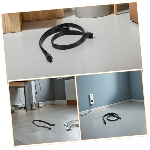 Cable de alimentación PCIe divisor de pines macho extensor flexible para GPU y fuente 2