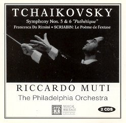Tchaikovsky: Symphonies Nos. 5 & 6 'Pathetique'; Francesca Da Rimini / Scriabin: La poeme de l'extase (1994-10-20) [Audio CD]