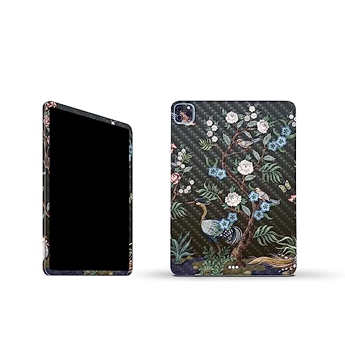 Image of MightySkins Carbon Fiber Skin Compatible with Apple iPad Pro 11 inch M2 4th Gen (2022) Full Wrap Kit - Asian Fabric | Protective, Durable Textured Carbon Fiber Finish | Easy to Apply | Made in The USA
