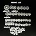 72PCS Small Motor Gears Plastic Gears for Motor RC Car Model Toy DIY Helicopter RC Toy Gear Replacement Module 0.5