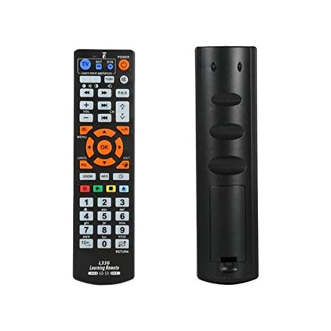 Xenocam Universal IR Learning Remote Control for Smart TV VCR CBL DVD SAT STR-TV CD VCD HI-FI 3 in 1 Programmable Controller L336 with Learn Function Cover