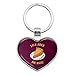 Live Free Pie Hard Funny Humor Keychain Heart Love Metal Key Chain Ring