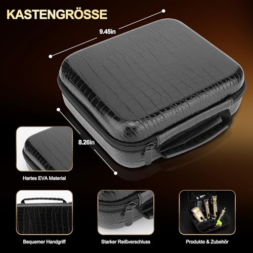 Suttik professioneller Haarschneider Trimmer Set für Männer Elektrischer Rasierapparat Rasierer Kabelloser Haarschnitt Haarschneidemaschine Barttrimmer LCD-Display Herren-Pflegeset Geschenke für ihn