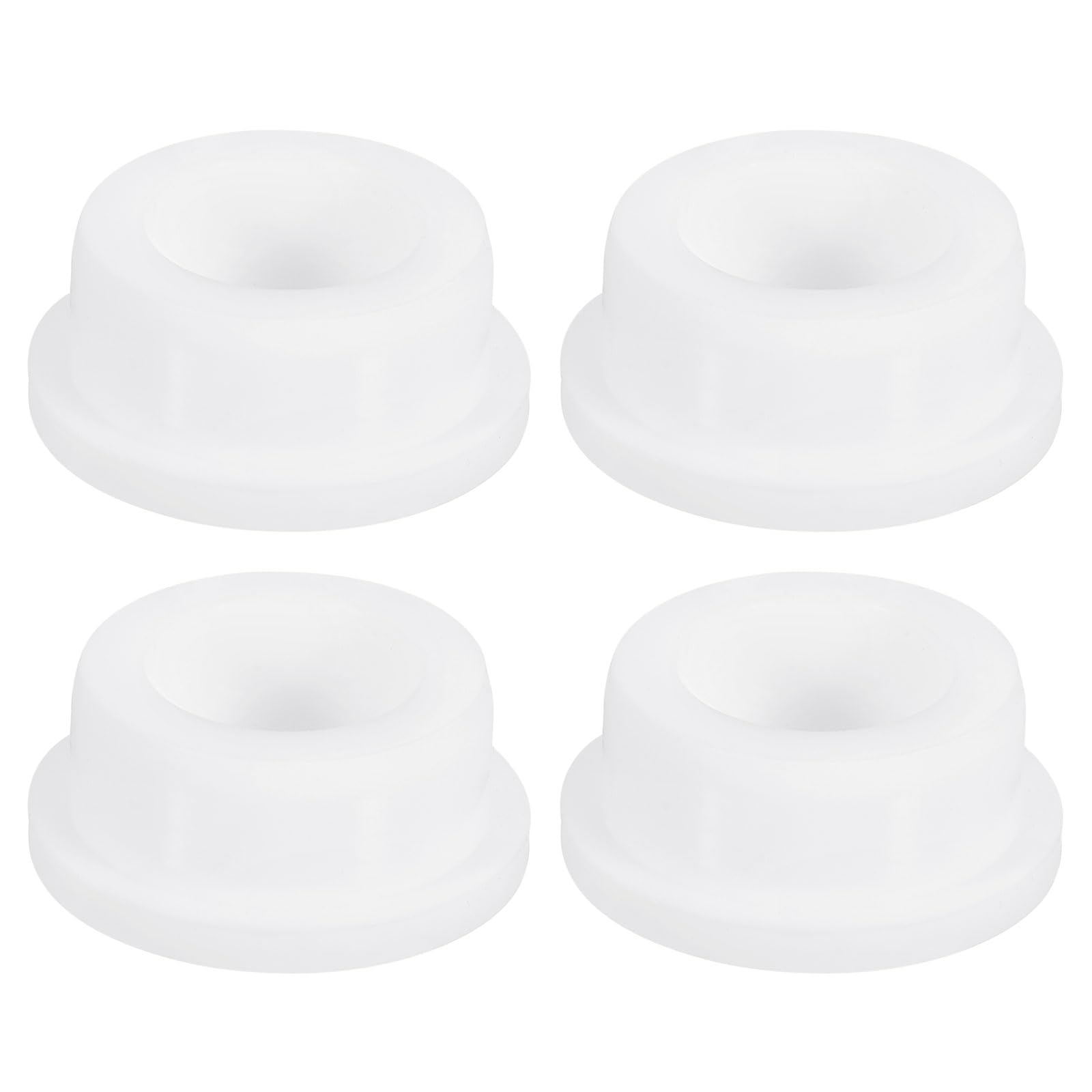 uxcell 4Pcs White Plug Holes, Waterproof Rubber Button Plug for 31mm / 1.22" Hole