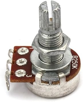 B250K OHM Audio POTS Guitar Potentiometer Replace for Electric Guitar Pack of 10