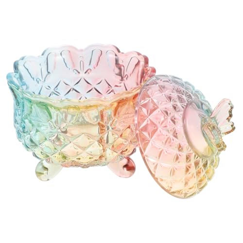 VALICLUD Tarro de Vidrio con Tapa Hermética para Diseño Único Decorativo Compacto y Transparente para Cocina Oficina y Eventos Familiares