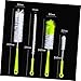 WRITWAA 1Set Long Handle Bottle Cleaning Brush Light Green Water Cup Cleaner for Feeding Bottles Easy to Use and Reach All Areas for Keeping Bottles Scratch