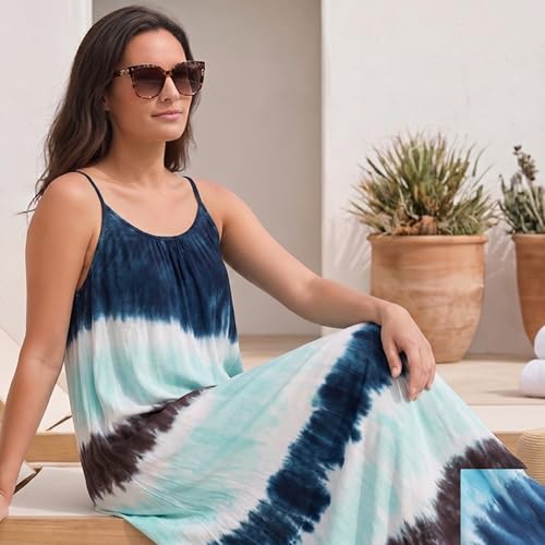 Image of Riviera Sun Spaghetti Strap Dress