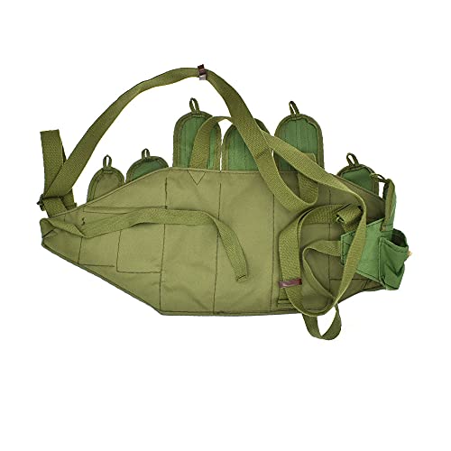 Yqsdg Type 56 Military Surplus Vietnam War Us Army Chest Rig Ammo Bandolier Pouch Ammo Tactical Storage Bag #TOP3