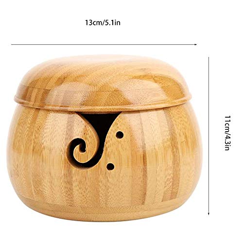 BOL DE RANGEMENT en fil de bois de sheesham avec trous sculptés 6 x 3 pouces EUR 35,23 - FR