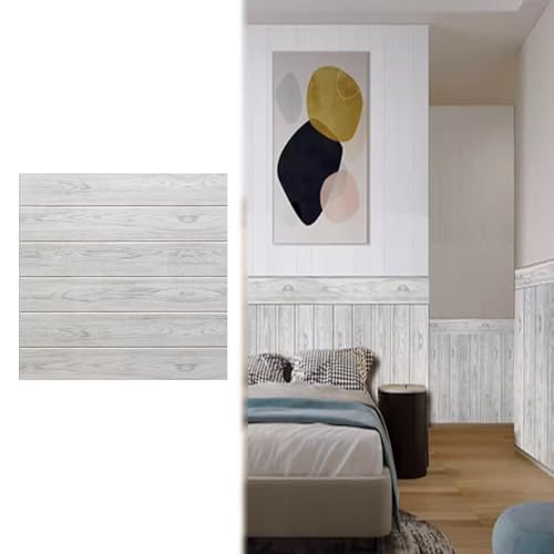 Piastrelle per Soffitti Pannelli Murali Effetto Legno per Veranda / Soffitto Esterno, Carta da Parati Decorativa per Soffitto con Forte Adesivo, Pannelli per Controsoffitto per Ristorante(D,10 pack)