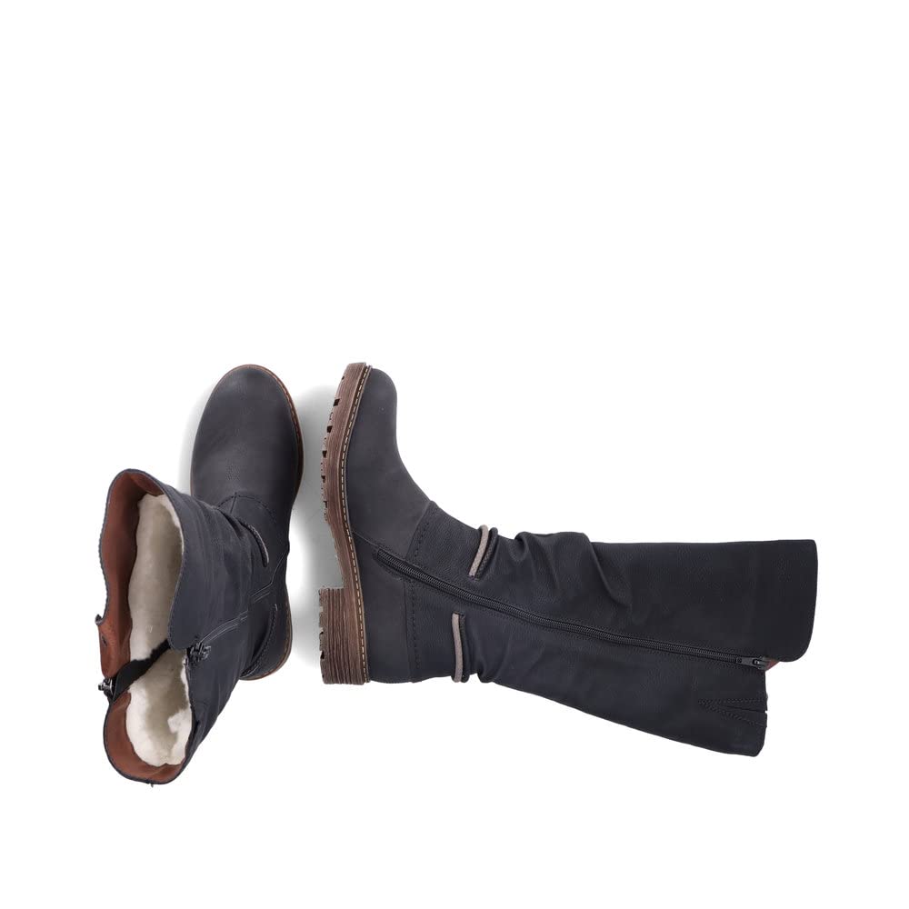 Rieker Damen Winterstiefel Z4759, Frauen Stiefel, wasserabweisend, riekerTEX