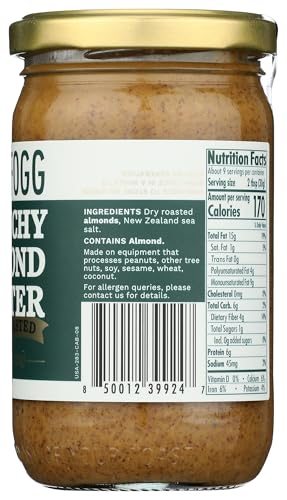 Fix and Fogg Crunchy Almond Butter, 10 Oz