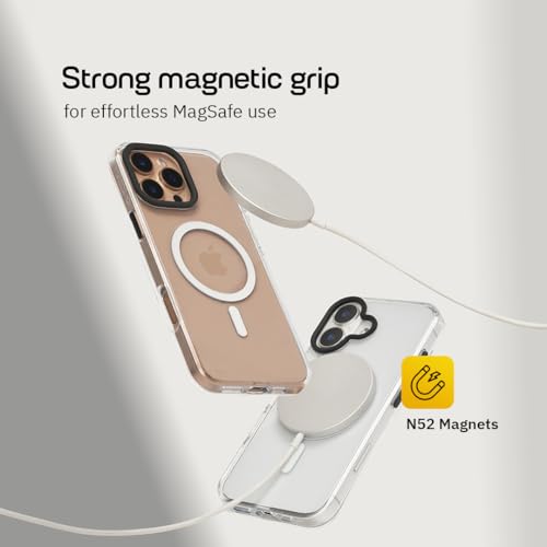 Image of Totem Tempered Glass Clear X Case For iPhone 15 Pro Max Back Cover|Everclear Technology|Lifetime Anti-Yellowing|Customizable Design|10 Ft+ Drop Protection|Magsafe Compatible|iPhone 15 Backcover |