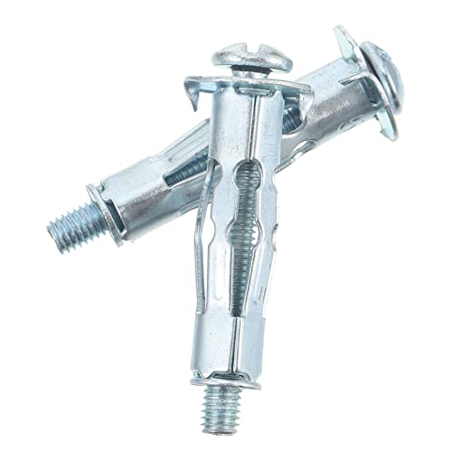 SOLUSTRE 20 Pcs Drywall Anchors Toggle Bolts for Drywall Hollow Wall Anchor Kit Plasterboard Fixing Screws