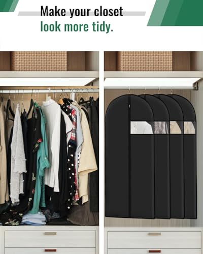 Garment Bags with Clear Window 8-Pack