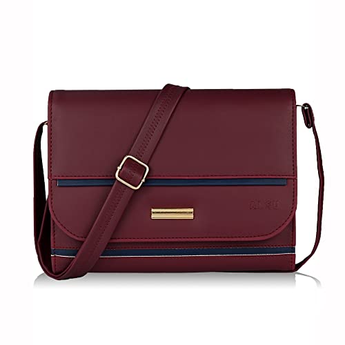 Image of ALSU Women's trendy Sling Bag | handbag | purse | crossbody bag| deattachable straps | adjustable straps |card slots 4| side bag| phone pocket