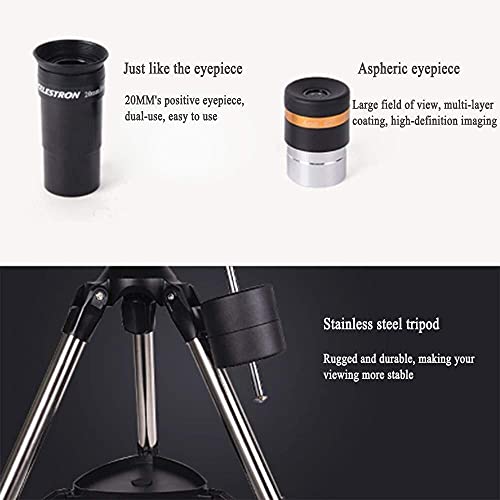 Fernglas Spektive, 130 mm Hd-Teleskope Astronomische Sternenbeobachtung für Vogelbeobachtung, Reisen, Konzerte, Sport… – Bild 3