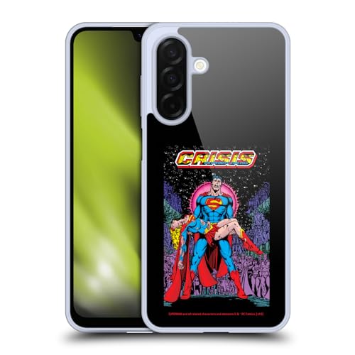 Head Case Designs Licenza Ufficiale Superman DC Comics SuperGirl Crisi Infinite sulle Terre Copertine Libri Comici Famosi Custodia in Gel [Grado Militare] Compatibile con Samsung Galaxy A26 5G