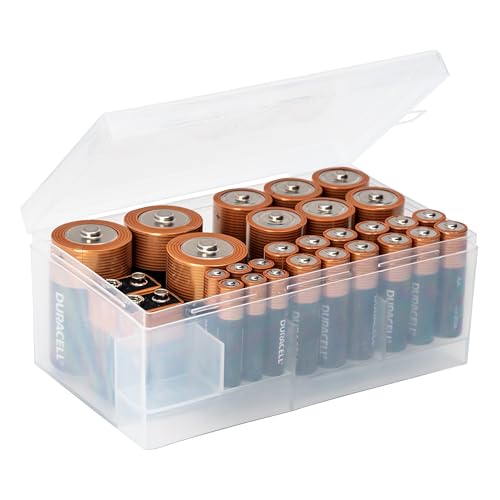 Dial Industries Battery Storage Organizer Case, 12 AAA, 12...