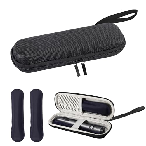 Nogsay Insulin Cooler Travel Case Monjaro Insulin Pen Case Medicine Cool Bag with 2 Ice Packs Portable Diabetic Medication Needles Medical Supplies Cooling Small Storage Travel Pouch