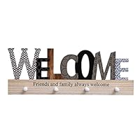 Coat Rack Wall Mount Coat Hook Wooden Coat Rack Nordic Creative Letters Wall Hook Door Mounted Clothes Hat Coat Hook Key Wall Organizer Rack Decoration Coat Hooks Wall Hooks Wall Mounted Coat Rack (C