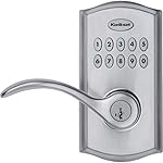 Kwikset SmartCode 955 Pembroke Light Commercial 10-Button Keypad Electronic Lever, Featuring Convenient Keyless Entry, 3-Year Batter Life and High Traffic Durability Satin Chrome - Image 2
