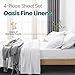 Oasis Fine Linens Island Collection | Soft & Hypoallergenic | Cooling & Moisture Wicking for Hot Sleepers (King/Cirrus)
