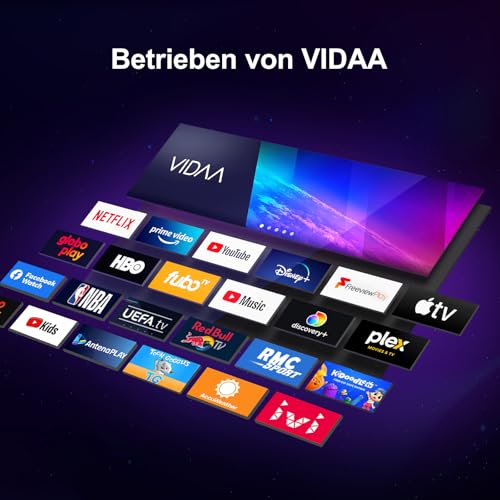 TuTu Smart TV 25 Zoll (64 cm), Full HD Fernseher mit WLAN, Triple Tuner (DVB-T/T2, DVB-C, DVB-S/S2), App Store, HDMI, USB, Mittelfuss – Bild 3