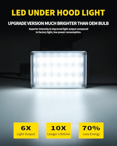 Lámpara LED para capó compatible Dodge Ram 1998-2010 miniatura 2