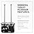 ToiletTree Products Modern Deluxe Freestanding Toilet Brush and Plunger Combo - 5.5" x 9.5" x 18.5" (2 Pack)