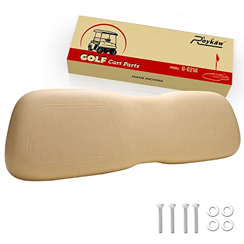 Coussin de siège avant pour voiturette de golf thermique et électrique marron clair