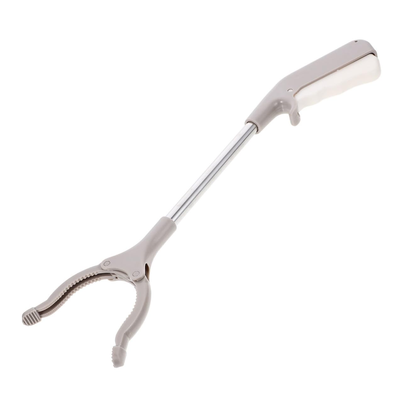 60cm Heavy Duty Stainless Steel Trash Picker Grabber Tool Plastic Clamp – Reusable Rubbish Grabber for Outdoor Waste Collection and Garbage Pickup