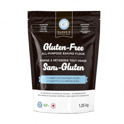 Cloud 9 Gluten-Free All-Purpose Baking Flour, 1.25 KG, 1 Pk