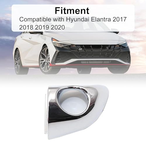 Image of FZJDSD Left Front Driver Door Lock Cylinder Cap Cover Compatible with Hyundai Elantra 2017 2018 2019 2020 Replace 82652-F2010