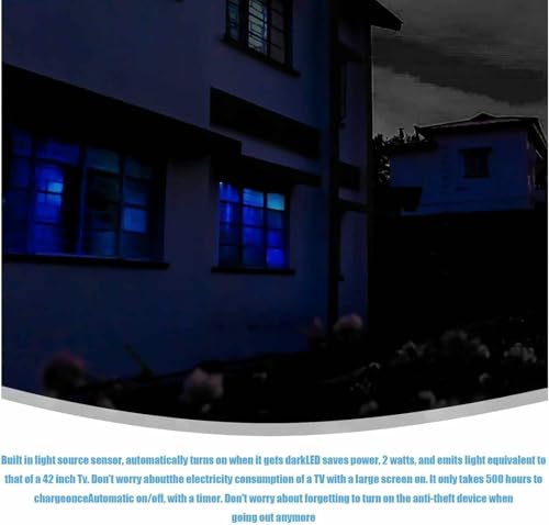 Televisión falsa LED para protección del hogar con sensor crepuscular automático 6