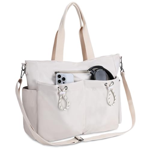 Image of VX VONXURY Tote Bag for Women - Multi Pocket Crossbody Work Handbag for Travel, Daily Use and Gym