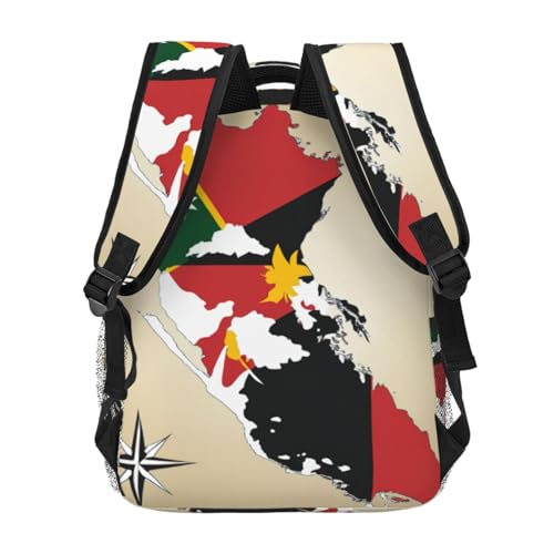 Mochila de Papúa Nueva Guinea duradera y resistente para viajes 4