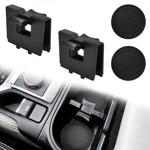 Divisor para portavasos con 2 posavasos antideslizantes para Subaru miniatura 1