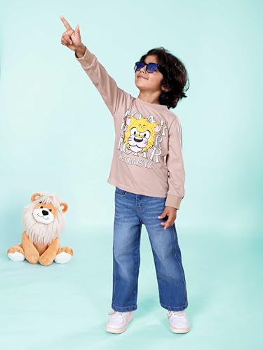 Image of KiddoPanti Boys Full Length Straight Fit Jeans