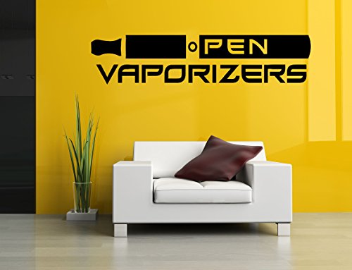 Wall Vinyl Sticker Decal Stop Smoking Start Vaping Quote Phrase Vaporizer Vape Word Pen Store Shop Smoke E Cigarettes Liquid Coil Indoor Outdoor Sign Logo SA773