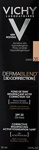 Vichy Dermablend Fondotinta Correttore, Sand - 30 ml