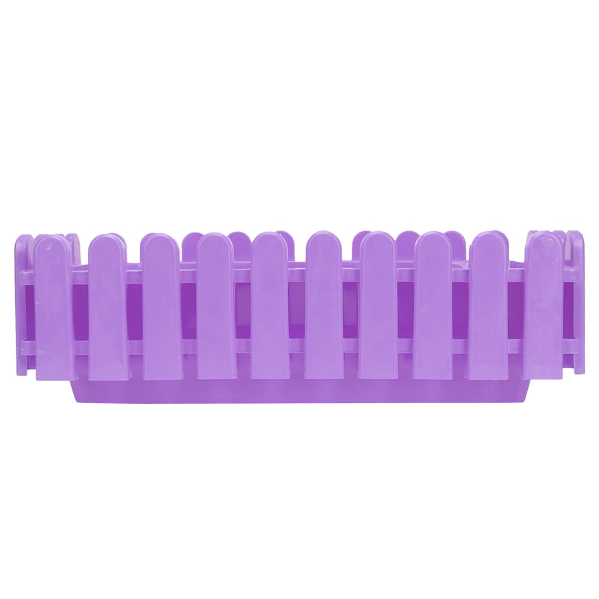 Pot de fleur rectangulaire plastique facile à nettoyer avec bac de jardin amovible