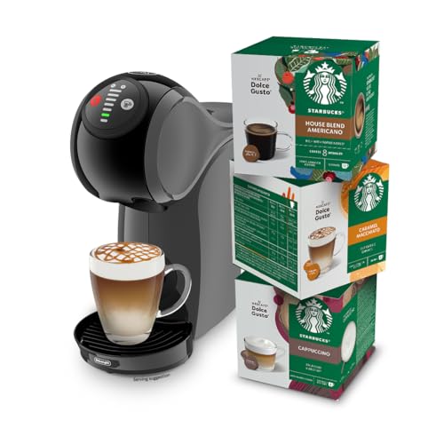 Image of Dolce Gusto De'Longhi Genio S EDG226.W, Capsule Coffee Maker, Compact Design, Adjustable Drink Size, Removable 0.8 L Water Tank