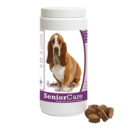 Healthy Breeds Basset Hound Senior Dog Care Soft Chews 100 Count