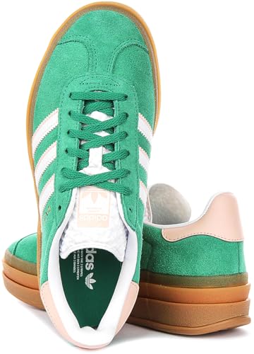 Image of adidas Gazelle Bold J Kids' Platform Three Layer Gum Sole Sneakers
